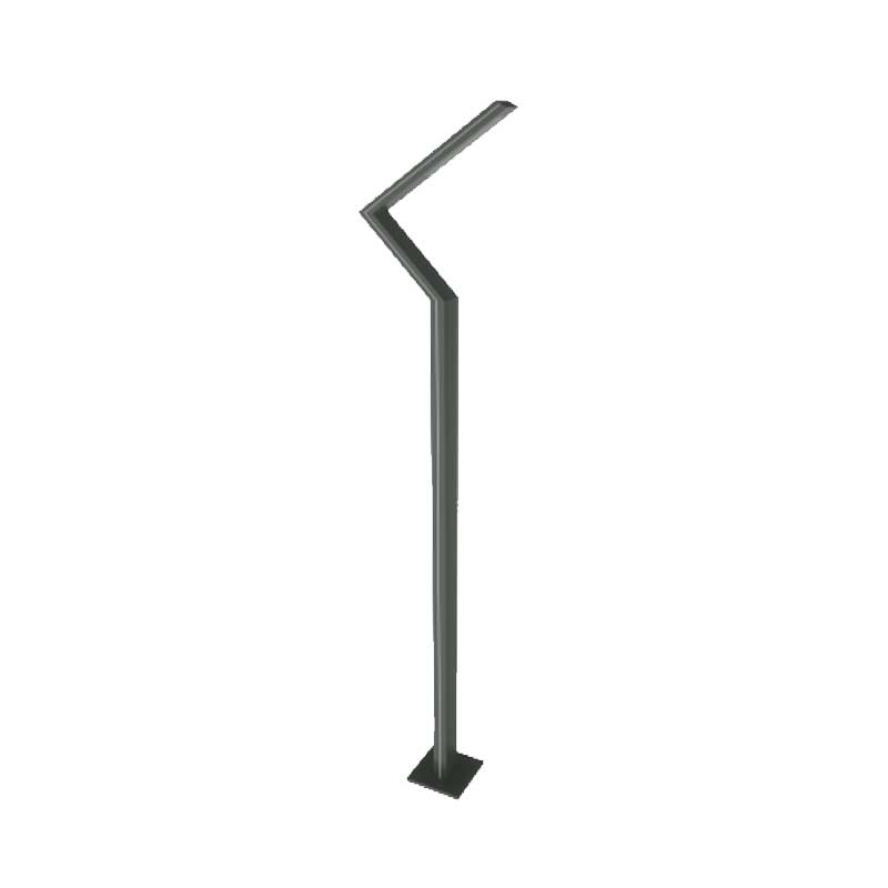 LED ulična svjetiljka Green Tech sa stupom 30W, 4000K + zelena boja svjetl., 4m