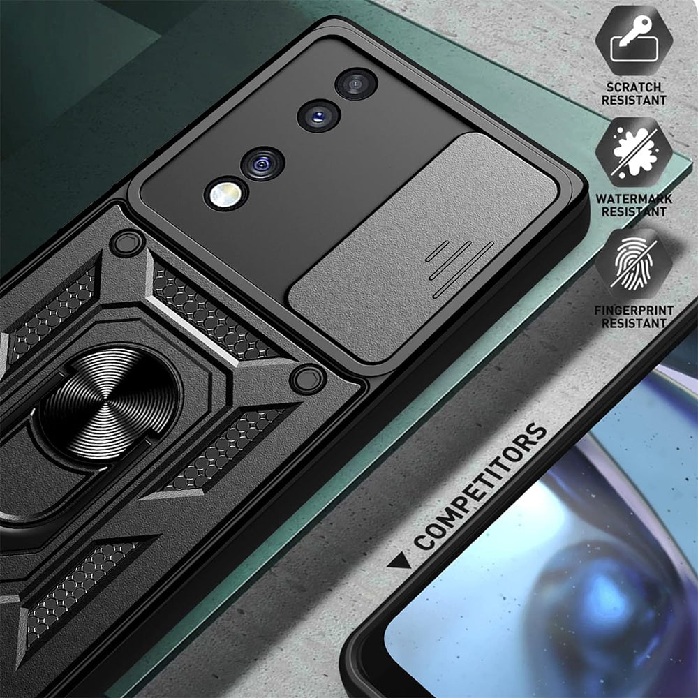 Techsuit – CamShield Series maska za Honor 70 – crna