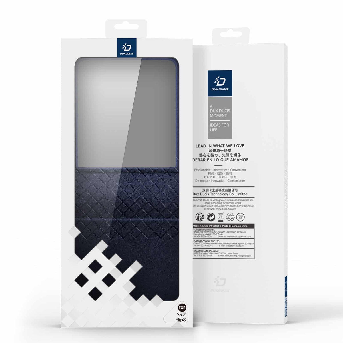 DUX DUCIS maskica BRIL za SAMSUNG Z Flip 8 plava