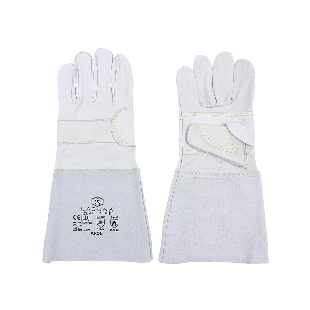 Long leather glove KRON