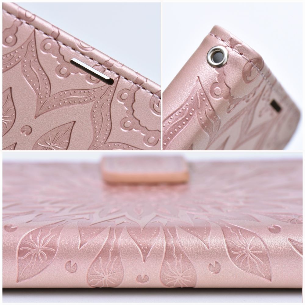MEZZO Book case preklopna torbica za MOTOROLA G56 mandala rose gold