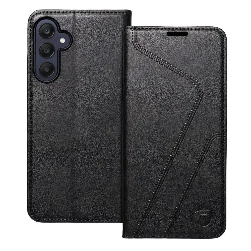 FORCELL F-PROTECT RFID Blocker flipové pouzdro pro SAMSUNG GALAXY A35 černé