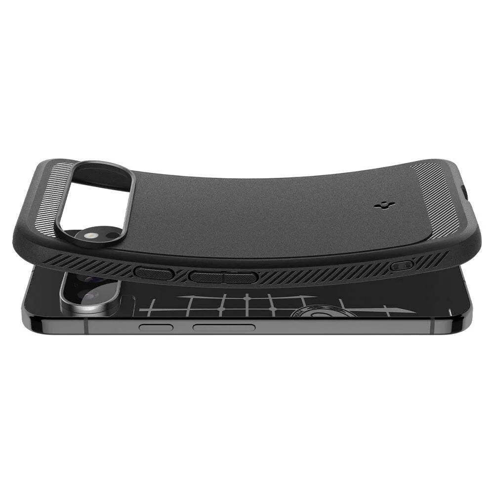 Spigen Rugged Armor kryt pro GOOGLE Pixel 9 Pro XL – matně černý