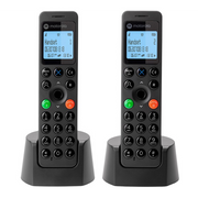 Motorola DOT202 Twin DECT telefon Identifikacija poziva Crno