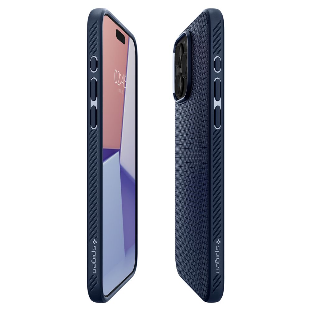 Spigen LIQUID AIR kryt pro iPhone 15 Pro Max ACS06563 tmavě modrá