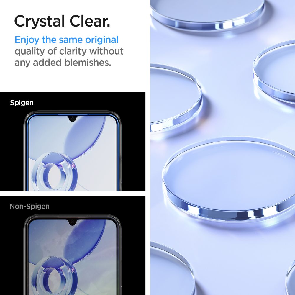 SPIGEN GLAS.TR SLIM TVRZENÉ SKLO 2ks PRO XIAOMI REDMI NOTE 12 5G / POCO X5 5G ČIRÉ