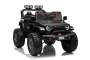 Auto na akumulator Extreme Sport 4x4 s podesivom dužinom vozila - dvosjed - crni