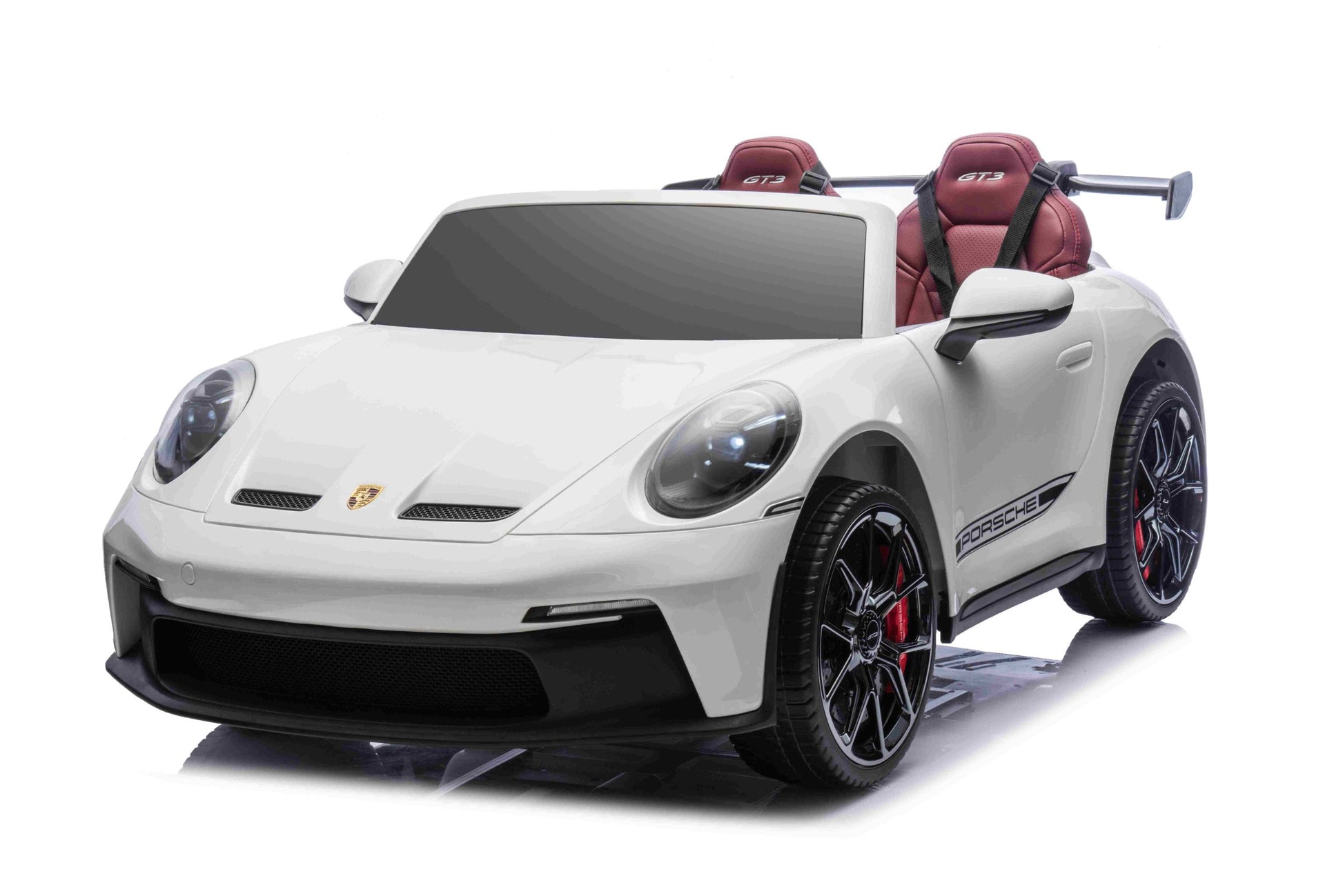 Licencirani auto na akumulator Porsche 911 GT3 STRONG MP4 - dvosjed - bijeli