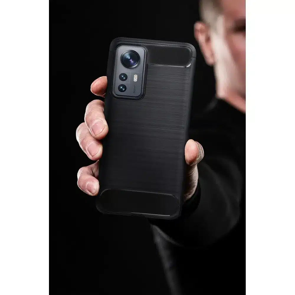 KARBONOVÝ kryt pro XIAOMI Redmi NOTE 12S černý