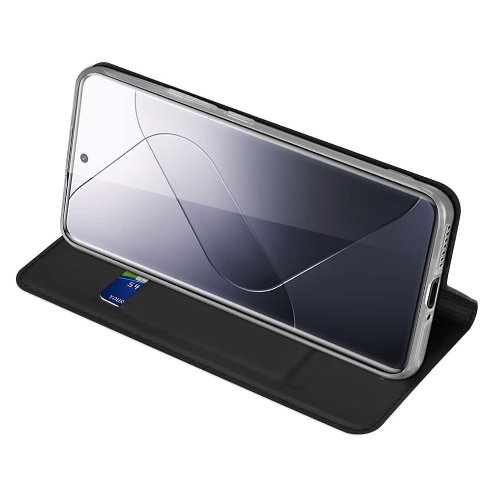DUX DUCIS Skin Pro – flipové pouzdro pro Xiaomi 14 Pro černé