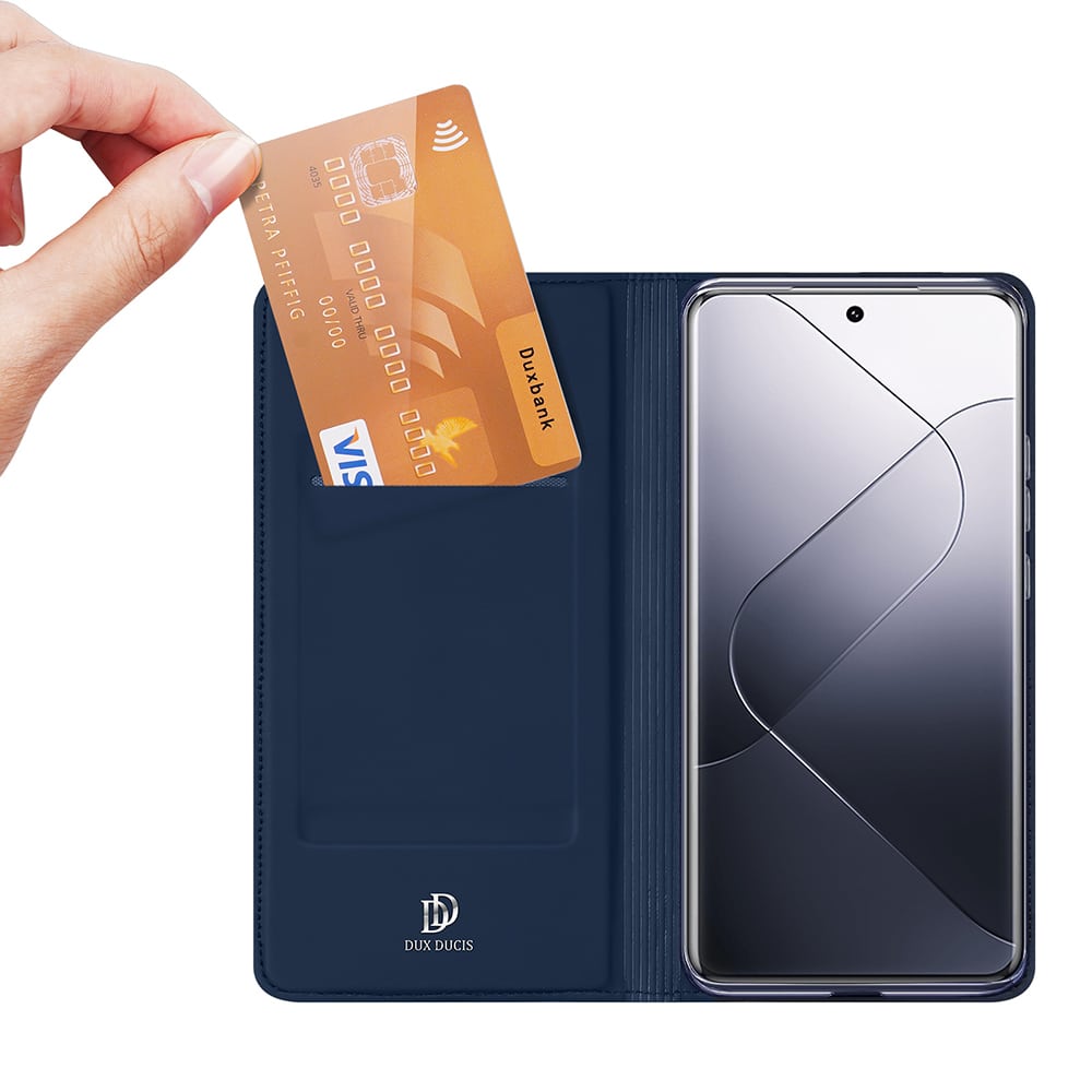 DUX DUCIS Skin Pro – flipové pouzdro pro Xiaomi 14 Pro černé