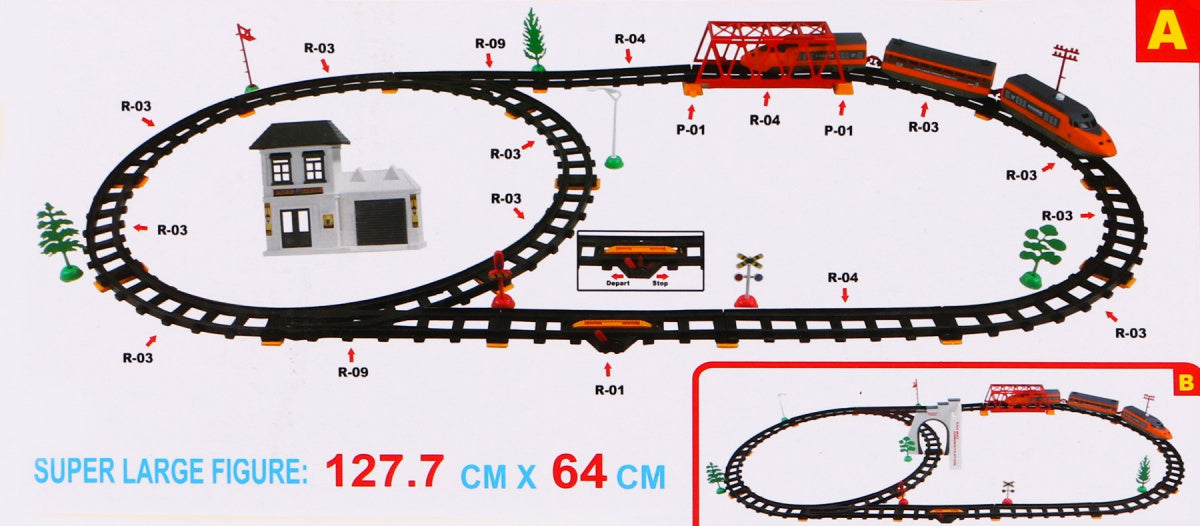 Vlak na baterije Express (396,5 cm)