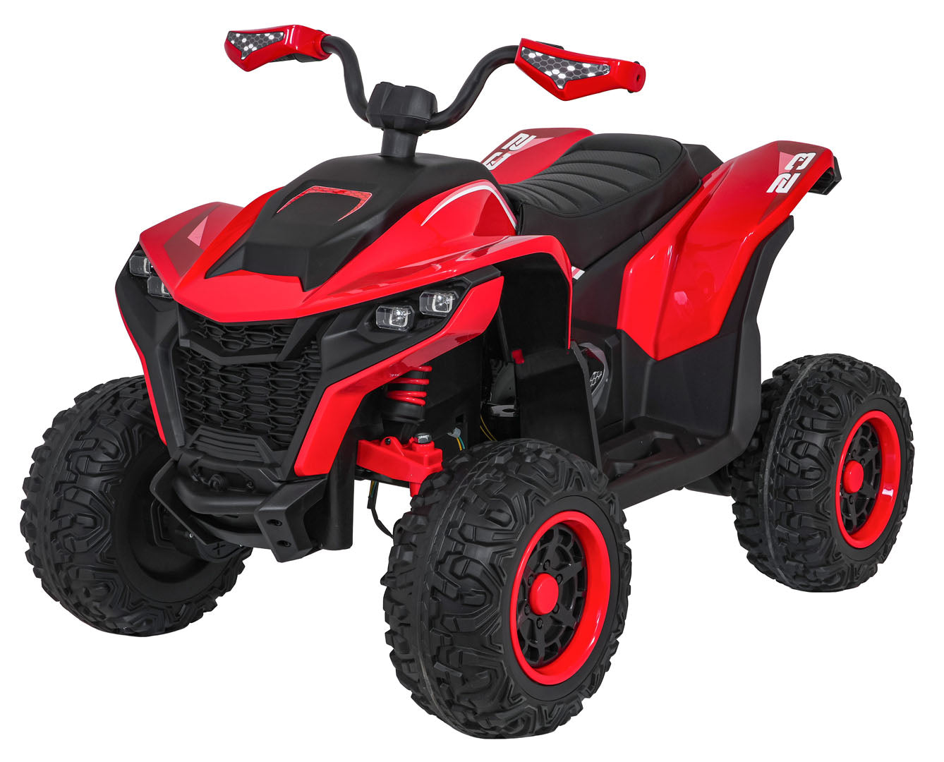 Quad na akumulator Fast Wheel 4x4 - crveni