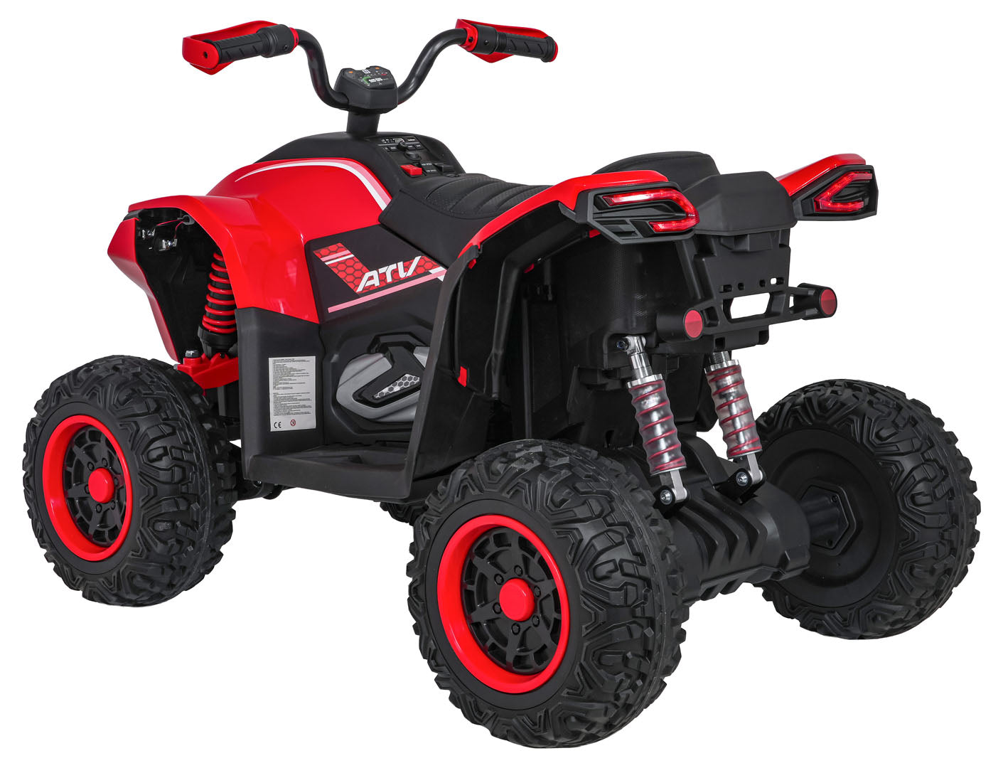 Quad na akumulator Fast Wheel 4x4 - crveni