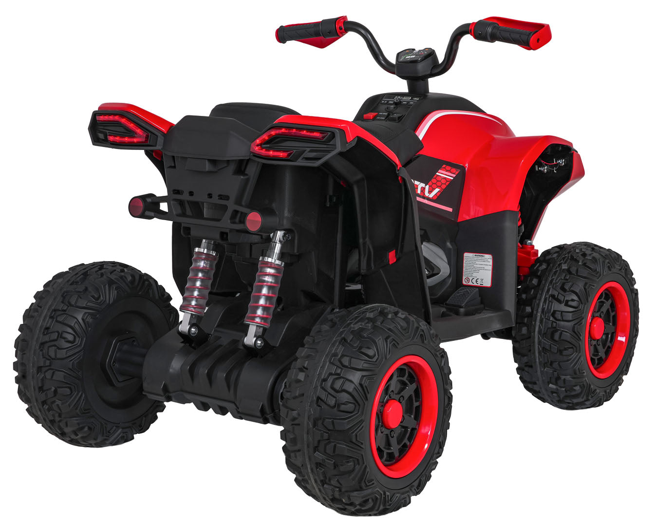 Quad na akumulator Fast Wheel 4x4 - crveni