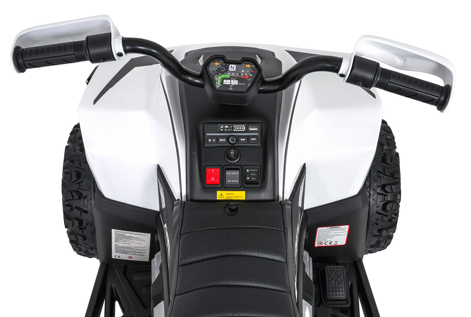 Quad na akumulator Fast Wheel 4x4 - bijeli