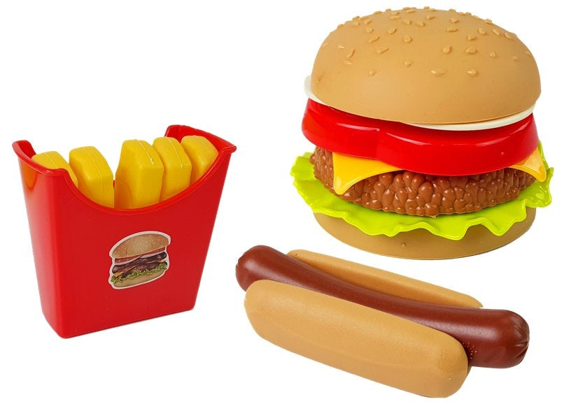 Set za igru Fast food sa slasticama - šareni