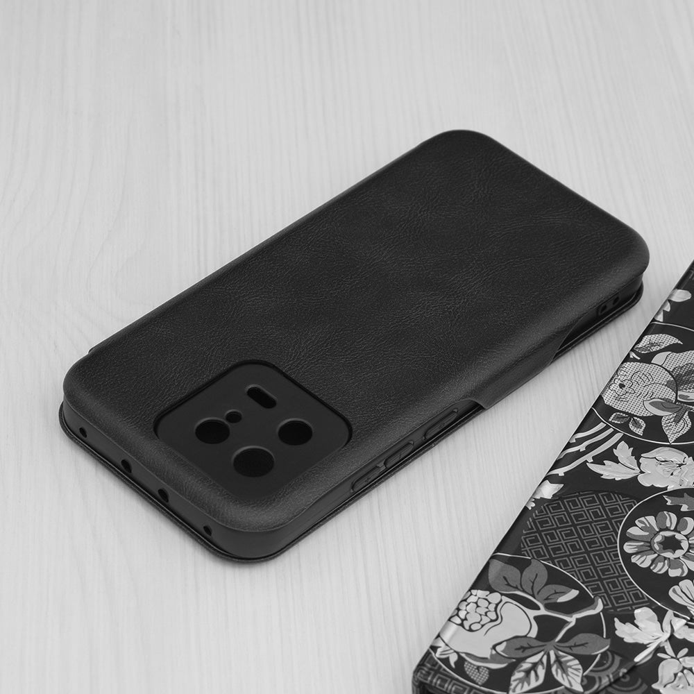 Techsuit Safe Wallet Plus, skládací pouzdro pro Xiaomi 13 – černé