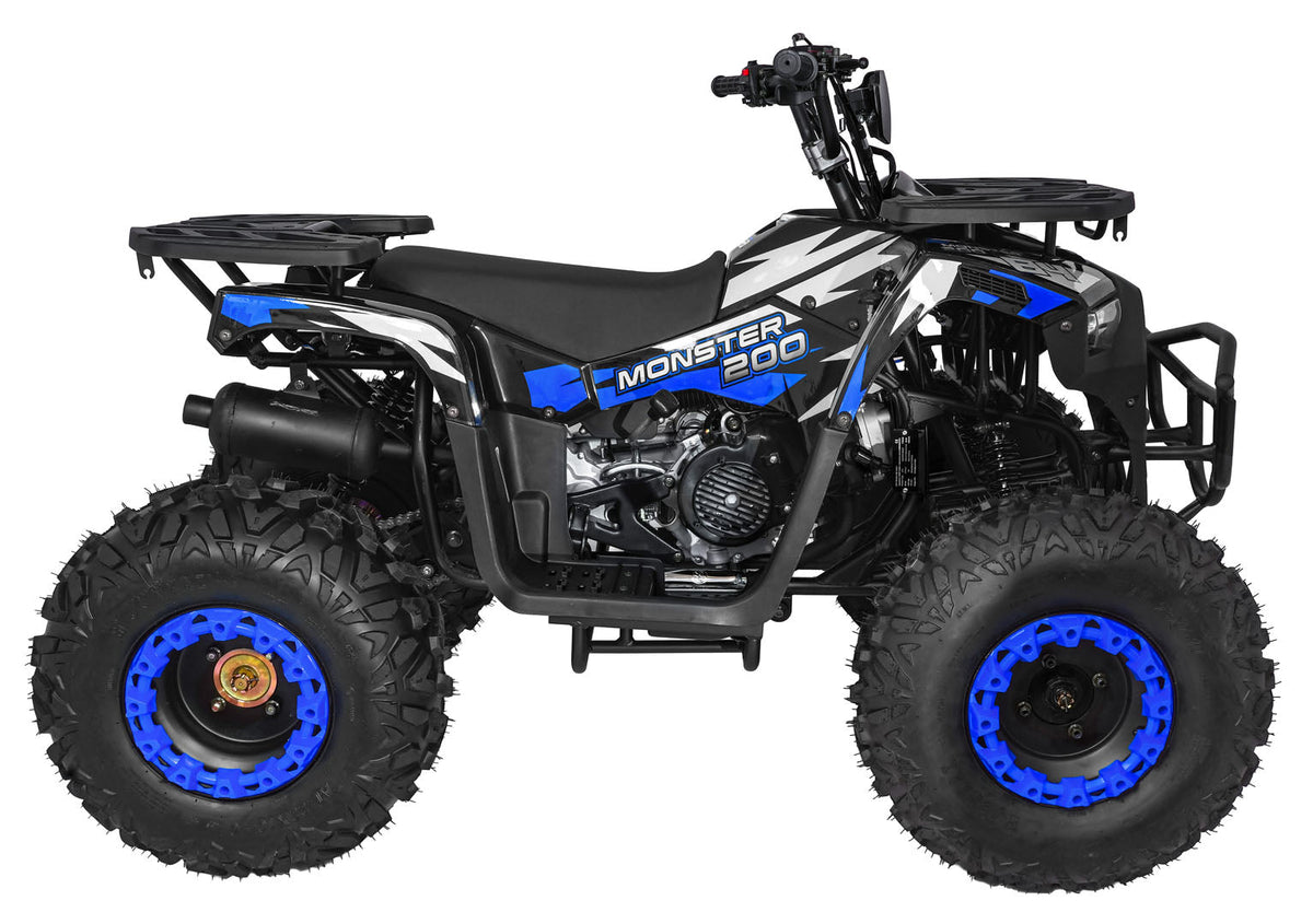 Quad na benzin MONSTER 200CC - Plavi