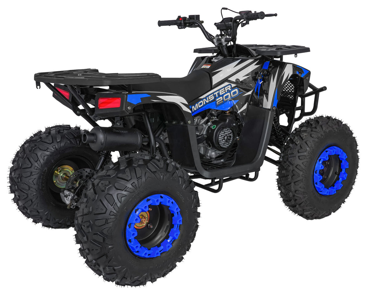 Quad na benzin MONSTER 200CC - plavi