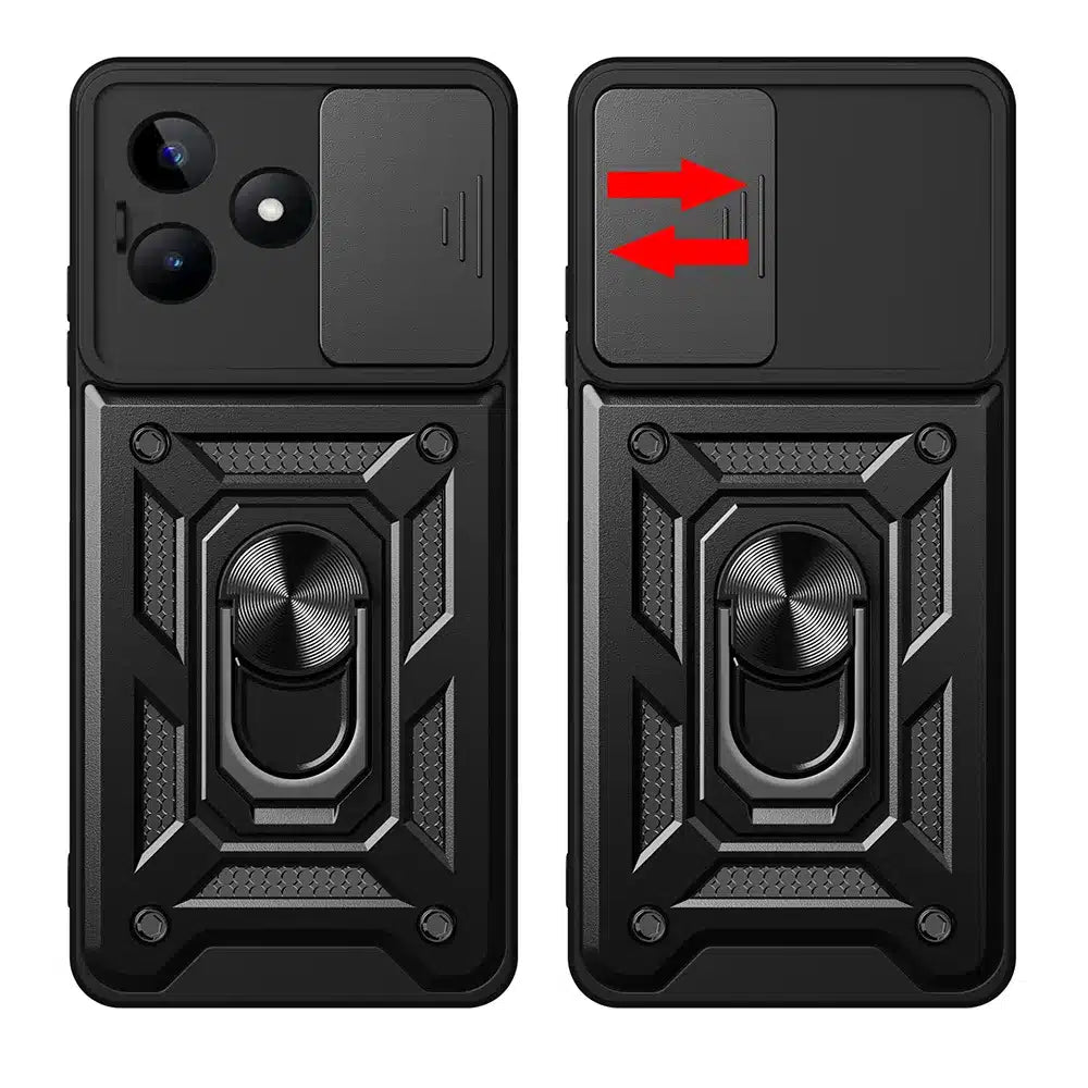 Techsuit – serija CamShield zaštitna maskica za Xiaomi Redmi Note 13 5G – crna