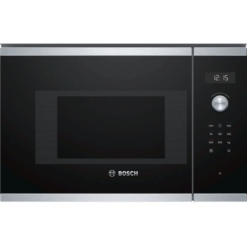 Bosch Serie 6 BFL524MS0 mikrovalna pećnica Ugradbeni Samo mikrovalne 20 L 800 W Crno, Nehrđajući čelik