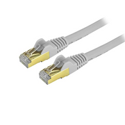 StarTech.com 6ASPAT1MGR kabel za umrežavanje Sivo 1 m Cat6a U/FTP (STP)