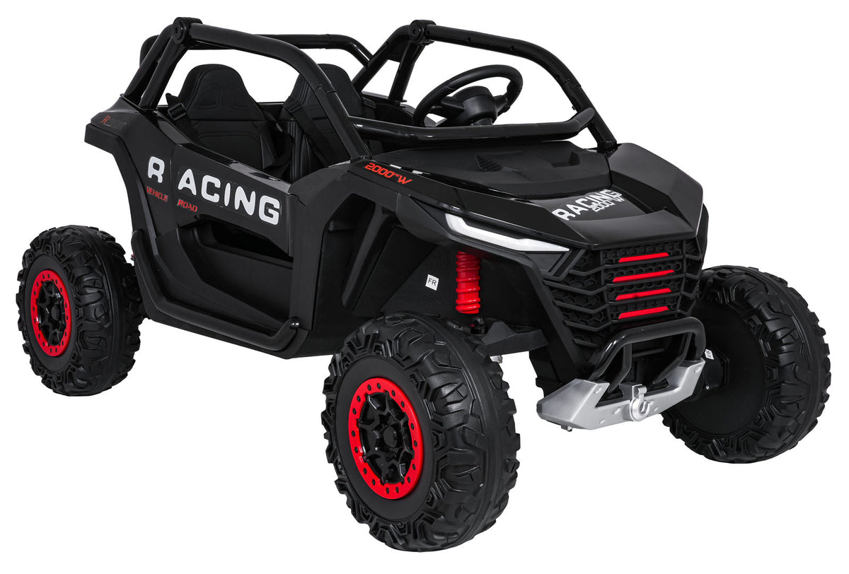 Buggy na akumulator RACING Road 2000 4x4 - dvosjed - Crni
