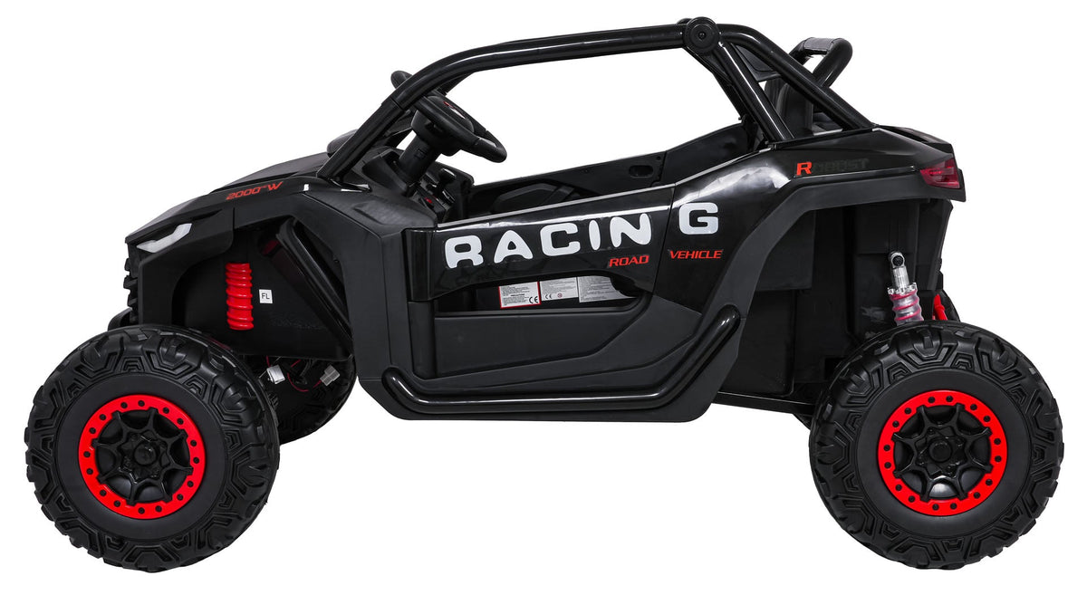 Buggy na akumulator RACING Road 2000 4x4 - dvosjed - Crni