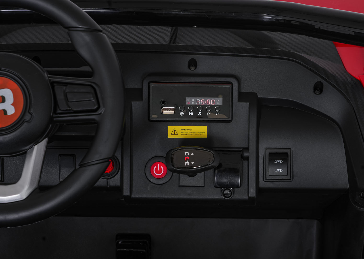 Buggy na akumulator RACING Road 2000 4x4 - dvosjed - crveni