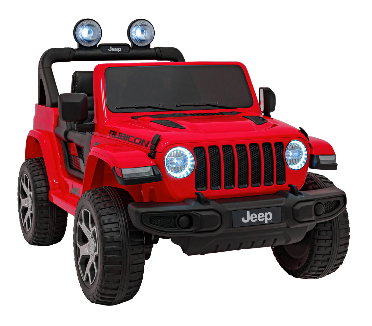 Licencirani auto na akumulator Jeep Wrangler Rubicon 4x4 - crveni