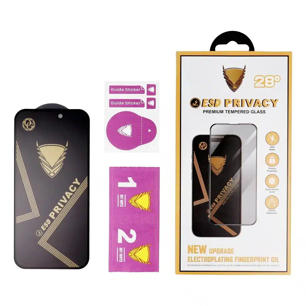 OG Premium Privacy Glass – pro Xiaomi Redmi Note 14 Pro+ černé
