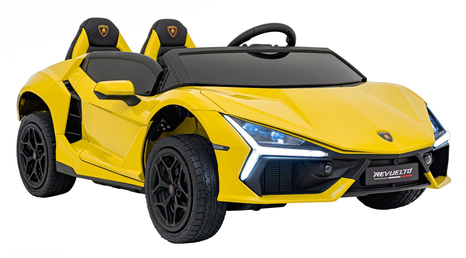 Licencirani auto na akumulator Lamborghini Revuelto XL STRONG - dvosjed - žuti