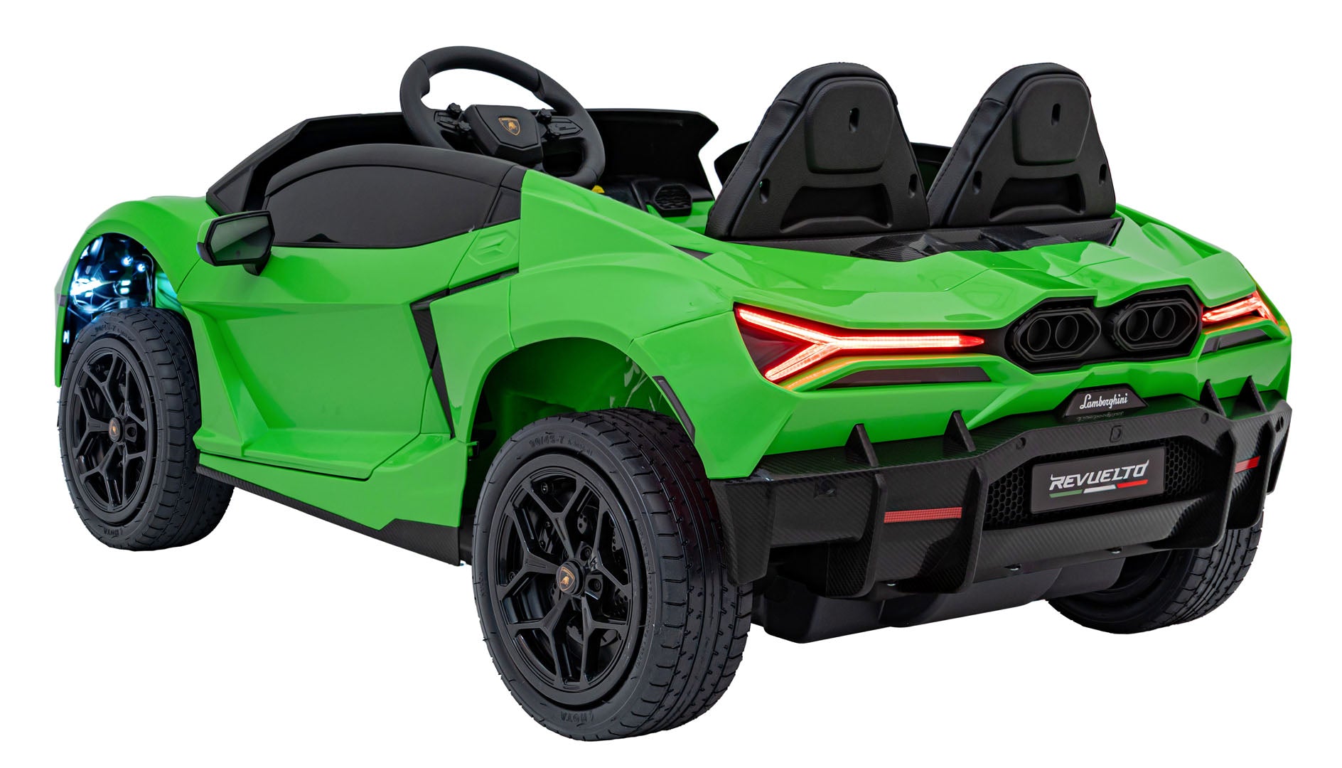 Licencirani auto na akumulator Lamborghini Revuelto XL STRONG - dvosjed - zeleni