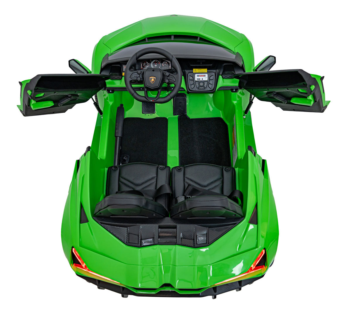 Licencirani auto na akumulator Lamborghini Revuelto XL STRONG - dvosjed - zeleni