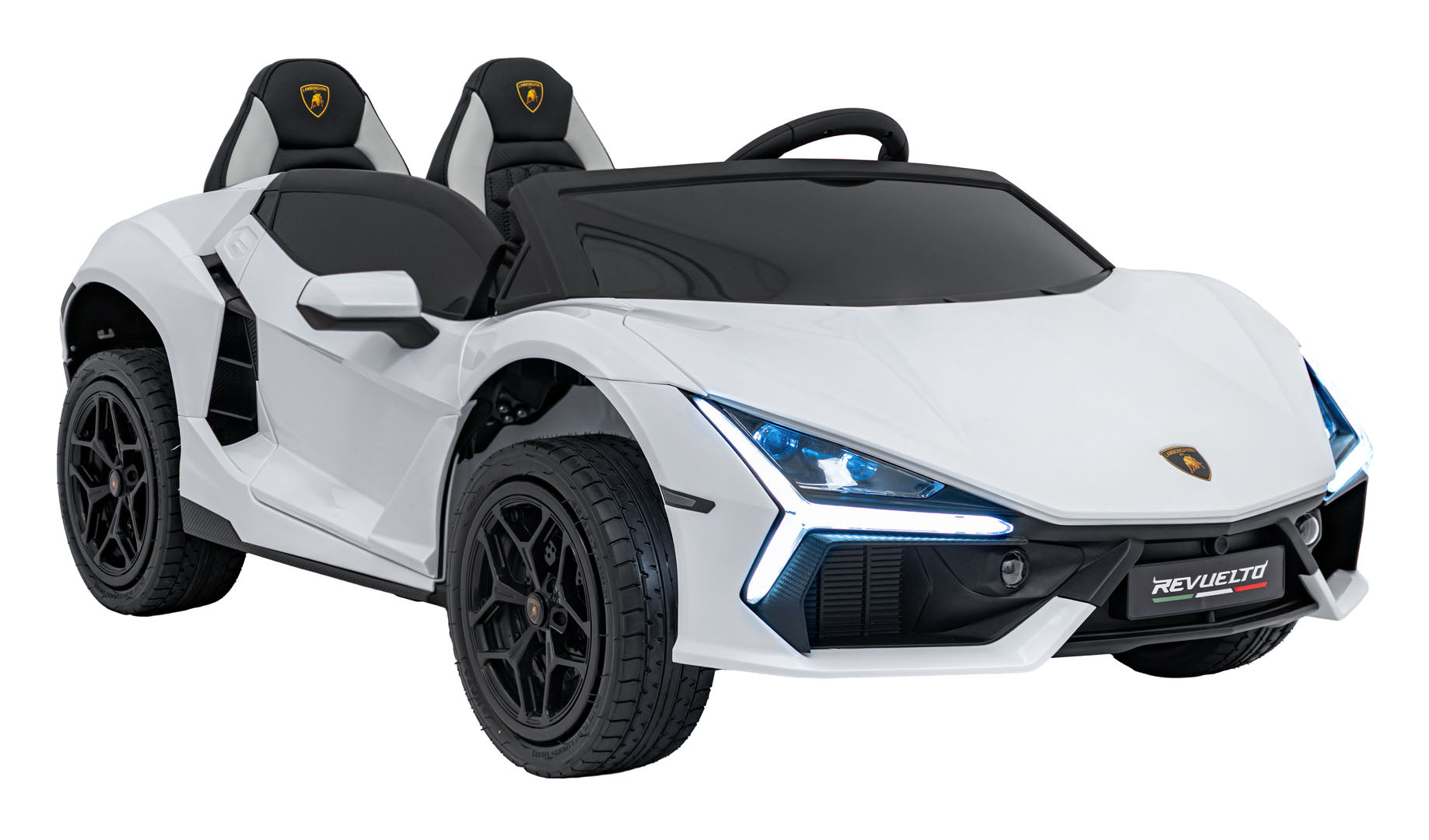 Licencirani auto na akumulator Lamborghini Revuelto XL STRONG - dvosjed - bijeli