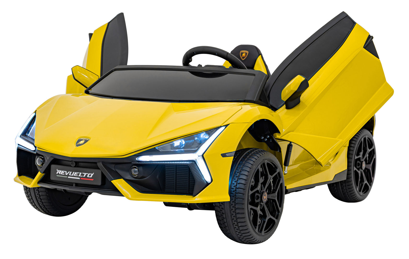 Licencirani auto na akumulator Lamborghini Revuelto XL 4x4 - dvosjed - žuti