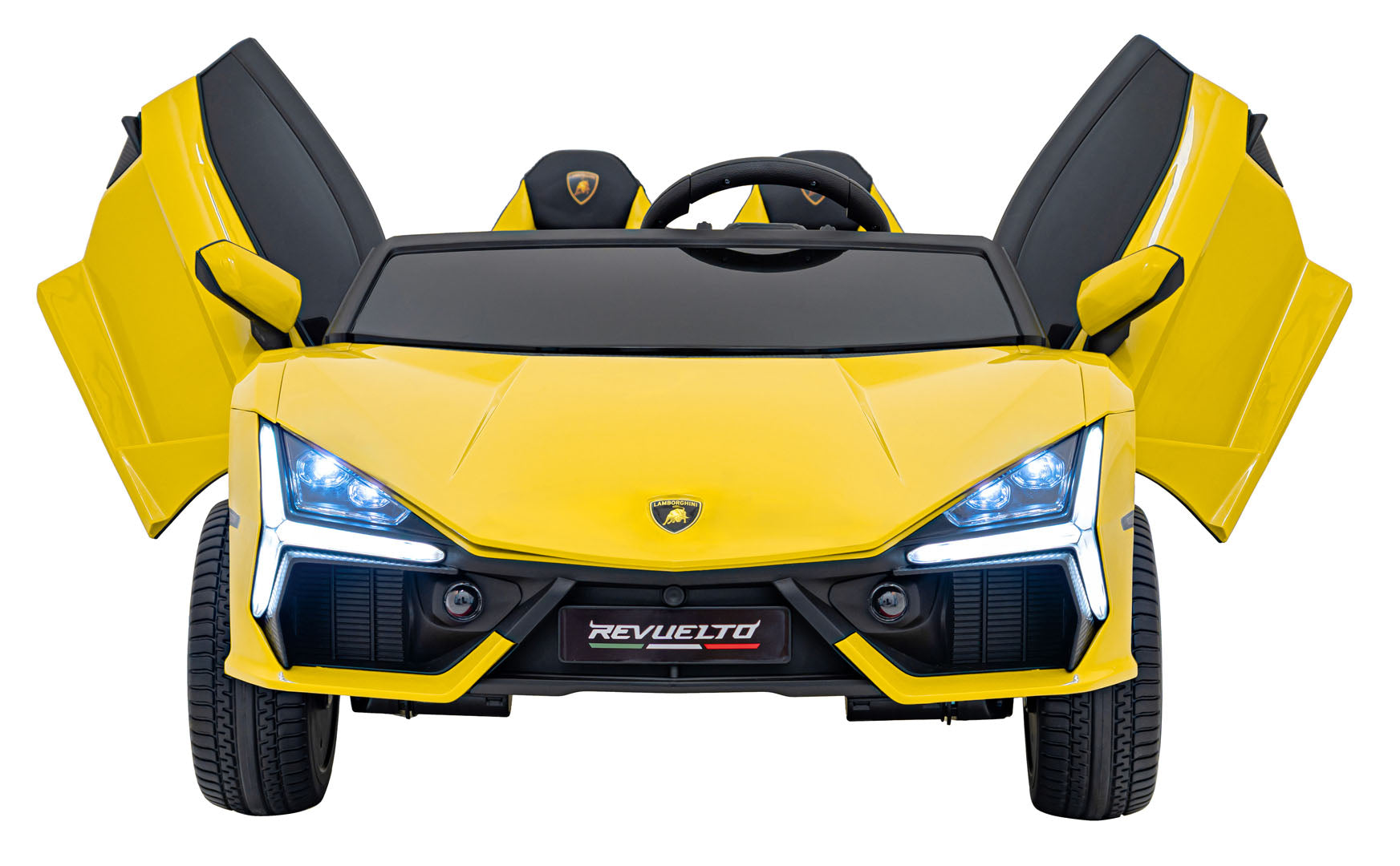 Licencirani auto na akumulator Lamborghini Revuelto XL 4x4 - dvosjed - žuti