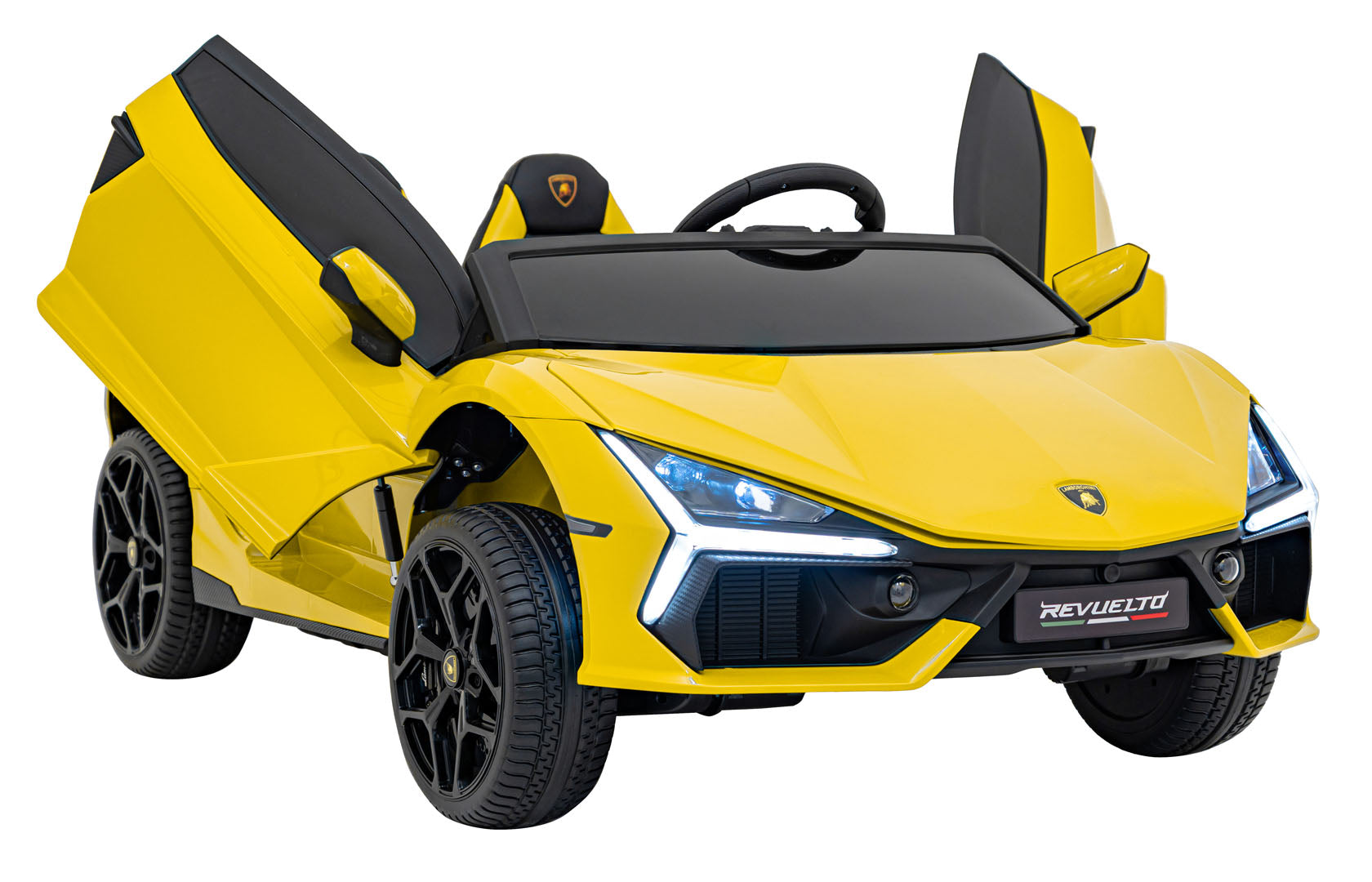 Licencirani auto na akumulator Lamborghini Revuelto XL 4x4 - dvosjed - žuti