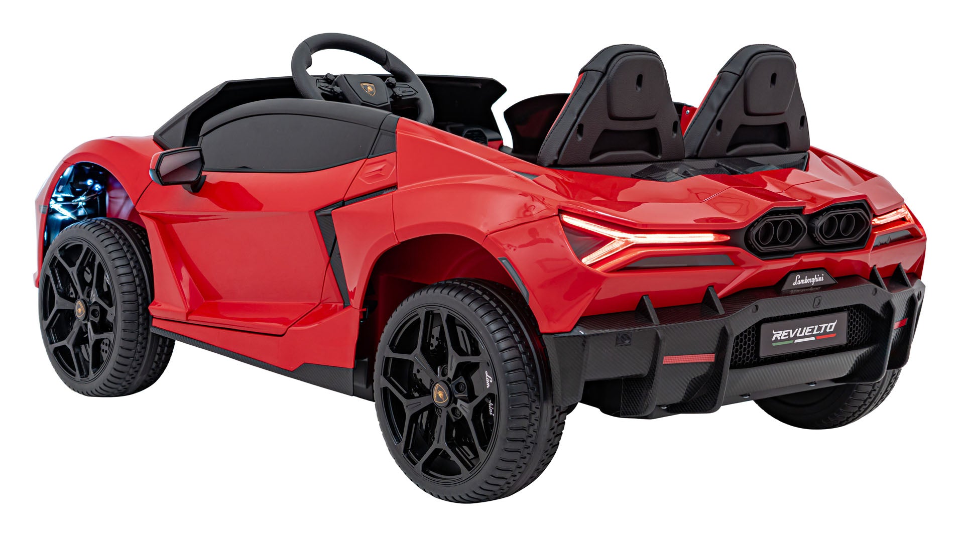 Licencirani auto na akumulator Lamborghini Revuelto XL 4x4 - dvosjed - crveni