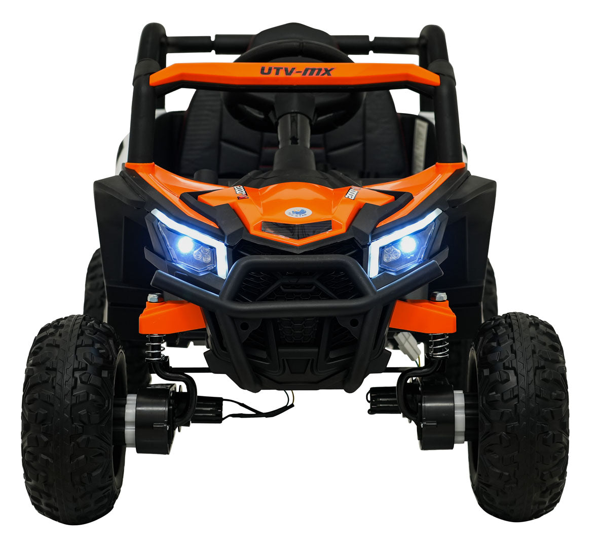 Buggy na akumulator Madman UTV-MX 4x4 - bijelo/narančasti