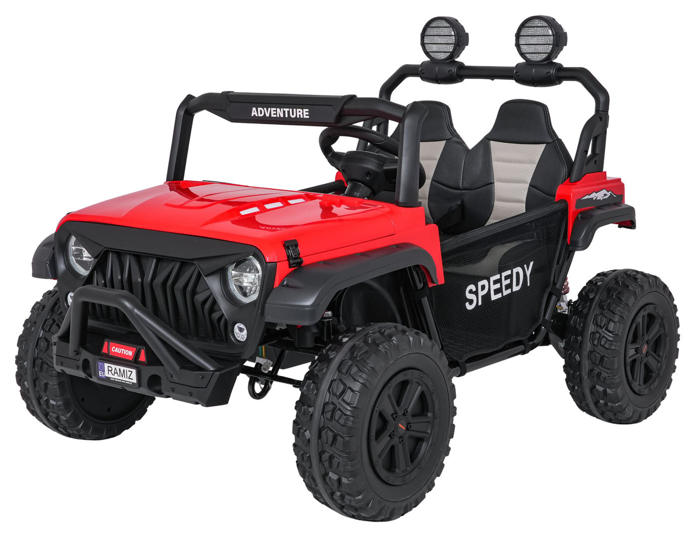 Buggy na akumulator PASSION 4x4 - dvosjed - crveni