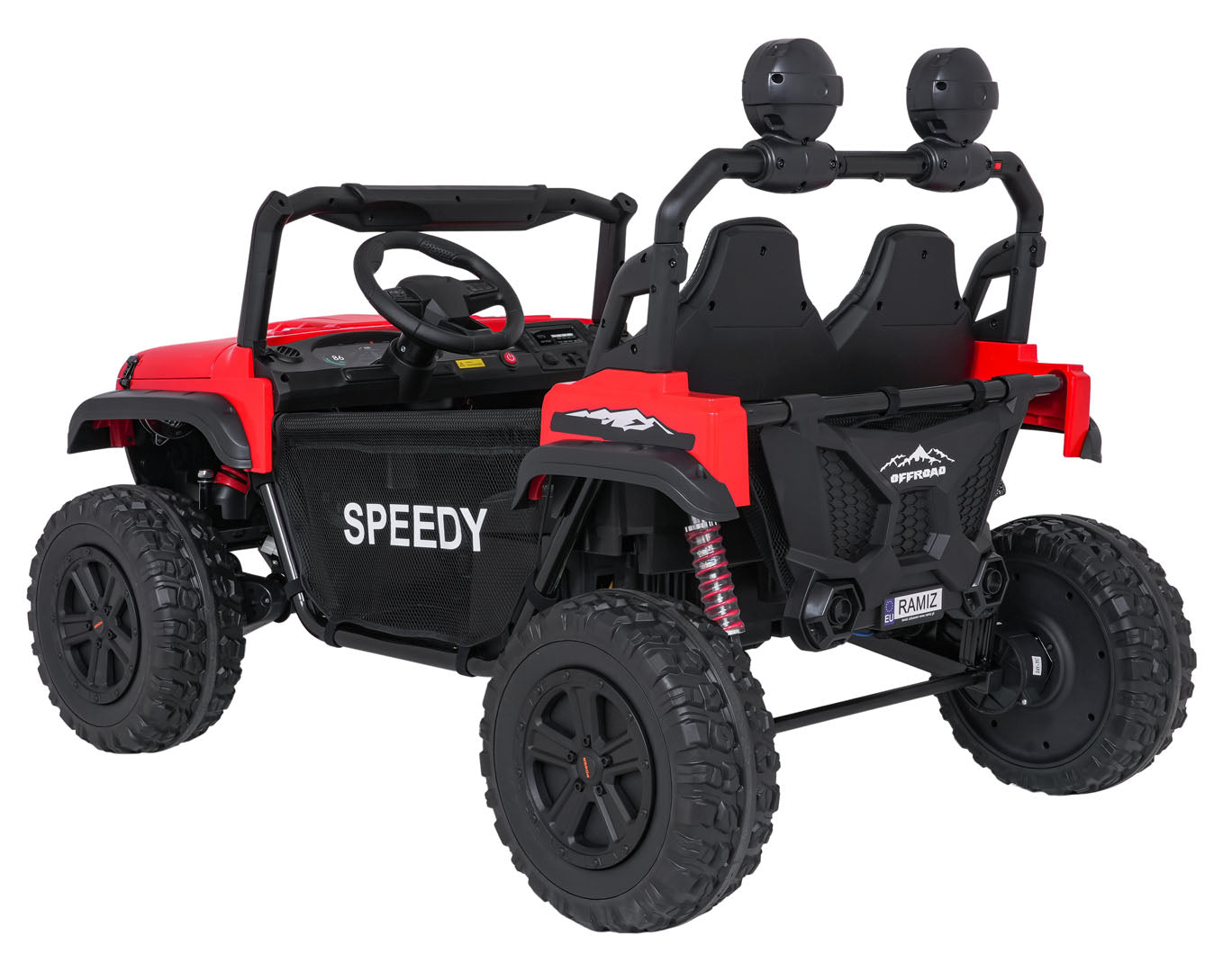 Buggy na akumulator PASSION 4x4 - dvosjed - crveni
