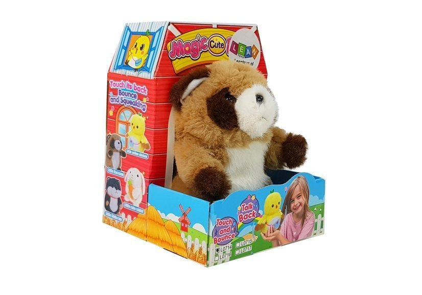 Interactive Talking Raccoon Repeating Words Plush