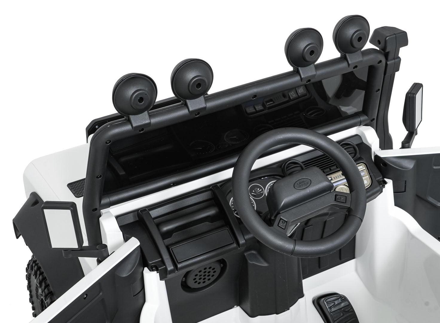 Licencirani auto na akumulator Land Rover Defender 110 SVX Concept - bijeli
