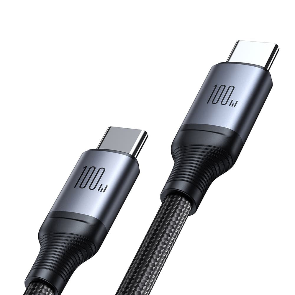 JoyRoom - Nabíjecí kabel řady Speedy (SA21-1T2) - Type-C na 2x USB-C - rychlonabíjení - 100 W - 150 cm - černý