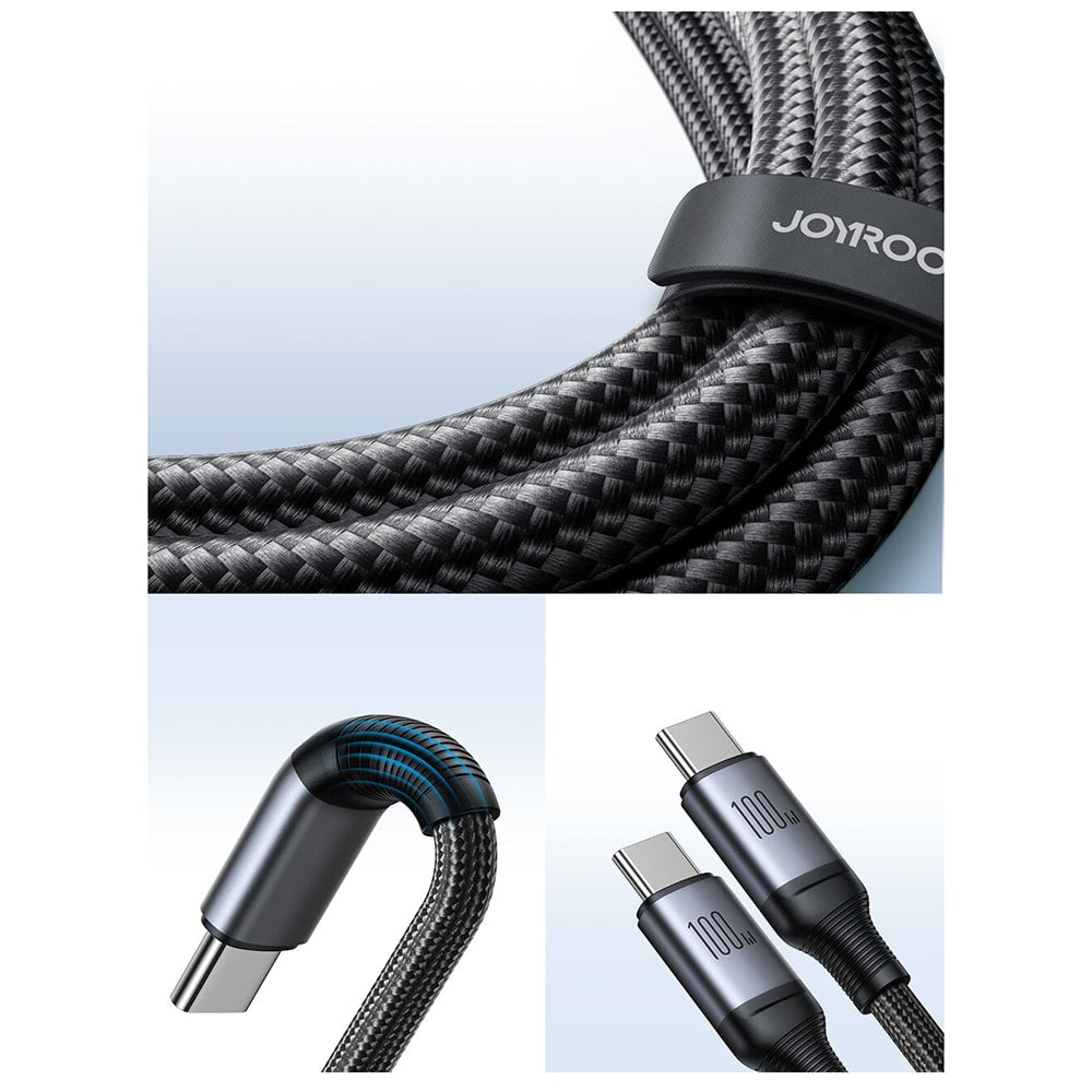 JoyRoom - Nabíjecí kabel řady Speedy (SA21-1T2) - Type-C na 2x USB-C - rychlonabíjení - 100 W - 150 cm - černý