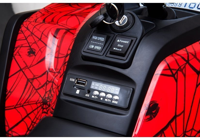 Quad na akumulator XMX607 Spyder 4×4 – crveni/lakirani
