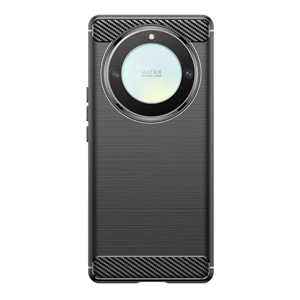 Techsuit Carbon Silicone pouzdro pro Honor Magic 6 Lite – černé