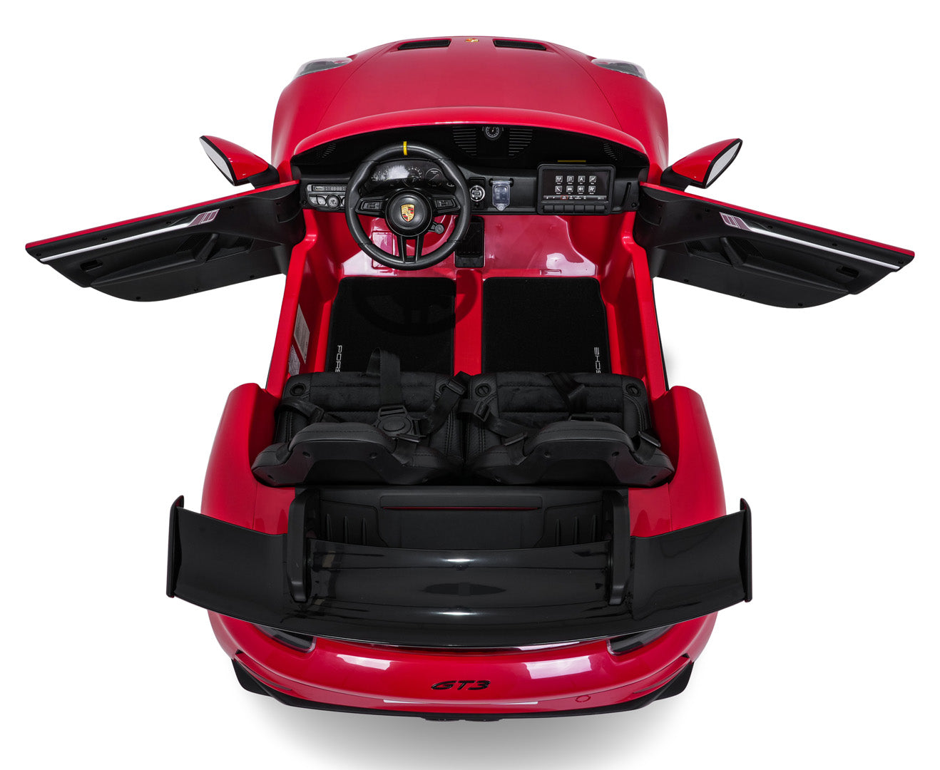 Licencirani auto na akumulator Porsche 911 GT3 4x4 STRONG - dvosjed - crveni